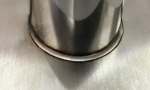 3mm SS Pipe Plate Fillet Weld